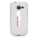 TPU0S7390SOSEXYBLANCHE - Coque Souple en gel transparente pour Galaxy Trend Lite avec impression Motifs So Sexy blanche