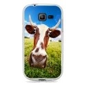 TPU0S7390VACHE - Coque Souple en gel transparente pour Galaxy Trend Lite avec impression Motifs vache