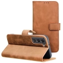 WALLTENDER-XCOVER7MARR - Etui type portefeuille Tender Galaxy Xcover 7 marron avec rabat latéral fonction stand