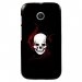 CPRN1MOTOETRIBAL - Coque noire pour Motorola Moto E Impression motif Skull tribal