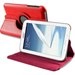 HROTATEN5100ROUGE - Etui aspect cuir rouge support rotatif pour Samsung Note 8-0 N5100