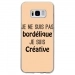 TPU0GALS8BORDELIQUEBEIGE - Coque souple pour Samsung Galaxy S8 avec impression Motifs Je ne suis pas bordélique beige