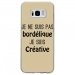 TPU0GALS8BORDELIQUETAUPE - Coque souple pour Samsung Galaxy S8 avec impression Motifs Je ne suis pas bordélique taupe