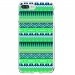 TPU0IP7PLUSAZTEQUEBLEUVER - Coque souple pour Apple iPhone 7 Plus avec impression Motifs aztèque bleu et vert