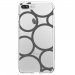 TPU0IP7PLUSRONDSGRIS - Coque souple pour Apple iPhone 7 Plus avec impression Motifs ronds gris