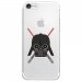 TPU0IPHONE7DARKVA - Coque souple pour Apple iPhone 7 avec impression Motifs Dark et sabres lasers