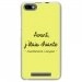 TPU0LENNY3CHIANTEJAUNE - Coque souple pour Wiko Lenny 3 avec impression Motifs Avant, j'étais chiante jaune