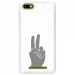 TPU0LENNY3MAINPEACE - Coque souple pour Wiko Lenny 3 avec impression Motifs main Peace and Love