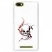 TPU0LENNY3SKULLTRIBAL - Coque souple pour Wiko Lenny 3 avec impression Motifs tête de mort sur fond tribal