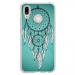 TPU0P20LITEREVEBLEU - Coque souple pour Huawei P20 Lite avec impression Motifs attrape rêve sur fond bleu