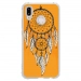 TPU0P20LITEREVEORANGE - Coque souple pour Huawei P20 Lite avec impression Motifs attrape rêve sur fond orange