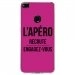 TPU0P8LITE17APEROFUSHIA - Coque souple pour Huawei P8 Lite 2017 avec impression Motifs l'apéro recrute fushia