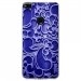 TPU0P8LITE17ARABESQUEBLEU - Coque souple pour Huawei P8 Lite 2017 avec impression Motifs arabesque bleu