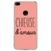 TPU0P8LITE17CHIEUSEROSE - Coque souple pour Huawei P8 Lite 2017 avec impression Motifs Chieuse d'Amour rose