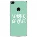 TPU0P8LITE17VENDREVETURQUOIS - Coque souple pour Huawei P8 Lite 2017 avec impression Motifs vendeur de rêves turquoise