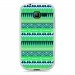 TPU0S7390AZTEQUEBLEUVERT - Coque Souple en gel transparente pour Galaxy Trend Lite avec impression Motifs aztèque bleu et vert