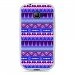 TPU0S7390AZTEQUEBLEUVIOLET - Coque Souple en gel transparente pour Galaxy Trend Lite avec impression Motifs aztèque bleu et viol