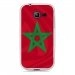 TPU0S7390DRAPMAROC - Coque Souple en gel transparente pour Galaxy Trend Lite avec impression Motifs drapeau du Maroc