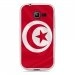 TPU0S7390DRAPTUNISIE - Coque Souple en gel transparente pour Galaxy Trend Lite avec impression Motifs drapeau de la Tunisie