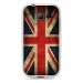 TPU0S7390DRAPUKVINTAGE - Coque Souple en gel transparente pour Galaxy Trend Lite avec impression Motifs drapeau UK vintage