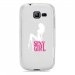 TPU0S7390SEXYGIRLBLANCHE - Coque Souple en gel transparente pour Galaxy Trend Lite avec impression Motifs Sexy Girl blanche