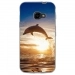 TPU0XCOVER4DAUPHIN - Coque souple pour Samsung Galaxy XCover 4 avec impression Motifs dauphin