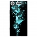 TPU0XZ1COMPPAPILLONSBLEUS - Coque souple pour Sony Xperia XZ1 Compact avec impression Motifs papillons bleus