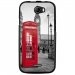 TPU1BARRYCABINEUK - Coque souple pour Wiko Barry avec impression Motifs cabine téléphonique UK rouge