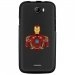 TPU1BARRYIRONBUSTE - Coque souple pour Wiko Barry avec impression Motifs buste Iron