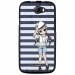 TPU1BARRYMANGAMARINE - Coque souple pour Wiko Barry avec impression Motifs manga fille marin