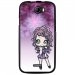 TPU1BARRYMANGAVIOLETTA - Coque souple pour Wiko Barry avec impression Motifs manga fille violetta