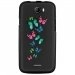 TPU1BARRYPAPILLONS - Coque souple pour Wiko Barry avec impression Motifs papillons colorés