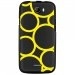 TPU1BARRYRONDSJAUNES - Coque souple pour Wiko Barry avec impression Motifs ronds jaunes