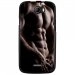 TPU1BARRYTORSE - Coque souple pour Wiko Barry avec impression Motifs torse d'un homme musclé