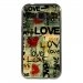 TPU1GALJ1LOVEVINTAGE - Coque souple pour Samsung Galaxy J1 SM-J100F avec impression Motifs Love Vintage