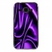 TPU1GALJ1SOIEMAUVE - Coque souple pour Samsung Galaxy J1 SM-J100F avec impression Motifs soie drapée mauve