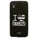 TPU1LBELLO2DRAPBREIZH - Coque souple pour LG Bello II avec impression Motifs drapeau Breton I Love Breizh