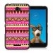 TPU1XPE4AZTEQUE - Coque Souple en gel noir pour Sony Xperia E4 avec impression Motifs aztèque