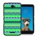 TPU1XPE4AZTEQUEBLEUVERT - Coque Souple en gel noir pour Sony Xperia E4 avec impression Motifs aztèque bleu et vert