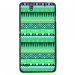 TPU1XPERIAC4AZTEQUEBLEUVERT - Coque Souple en gel pour Sony Xperia C4 avec impression Motifs aztèque bleu et vert