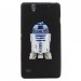 TPU1XPERIAC4ROBOT - Coque Souple en gel pour Sony Xperia C4 avec impression Motifs robot