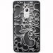 TPU1Z200ARABESQUENOIR - Coque souple pour Acer Liquid Z200 avec impression Motifs arabesque noir