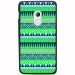 TPU1Z200AZTEQUEBLEUVER - Coque souple pour Acer Liquid Z200 avec impression Motifs aztèque bleu et vert