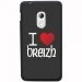 TPU1Z200COEURBREIZH - Coque souple pour Acer Liquid Z200 avec impression Motifs coeur rouge I Love Breizh