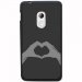 TPU1Z200MAINCOEUR - Coque souple pour Acer Liquid Z200 avec impression Motifs mains en forme de coeur