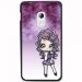 TPU1Z200MANGAVIOLETTA - Coque souple pour Acer Liquid Z200 avec impression Motifs manga fille violetta