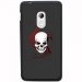 TPU1Z200SKULLTRIBAL - Coque souple pour Acer Liquid Z200 avec impression Motifs tête de mort sur fond tribal