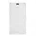 WALLET-SUNNY3BLANC - Etui Wiko Sunny-3 rabat latéral blanc type portefeuille avec logements cartes