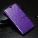 WALLETXPERIAXAVIOLET - Etui type portefeuille violet Xperia XA avec rabat latéral articulé fonction 